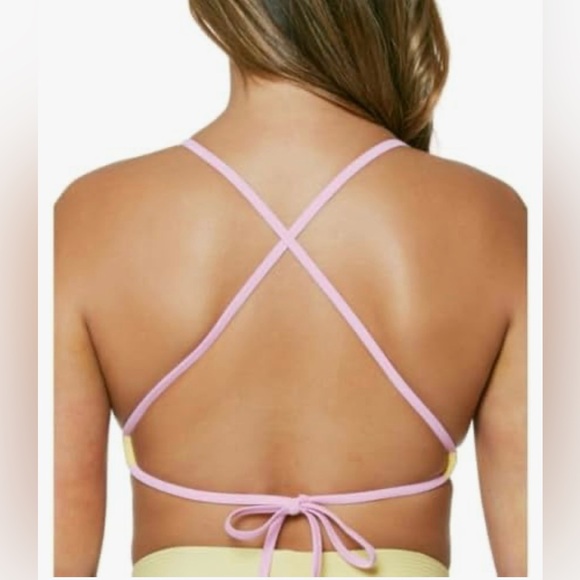 Jessica Simpson Women's Triangle Bra Bikini Top Size S - Picture 3 of 5